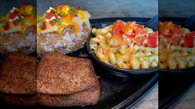 Outback steak and potato