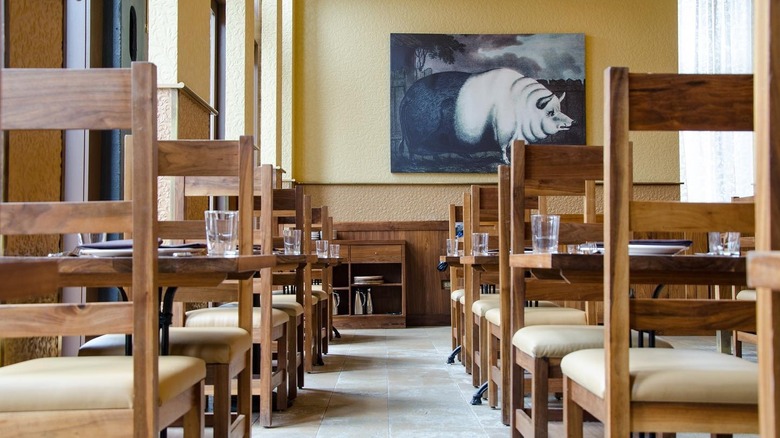 The dining room at The Publican in Chicago