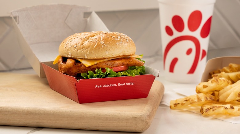 Chick-fil-A deluxe sandwich meal