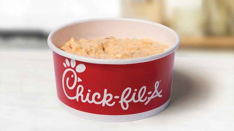 Chick-fil-A Pimento Cheese Dip in cup