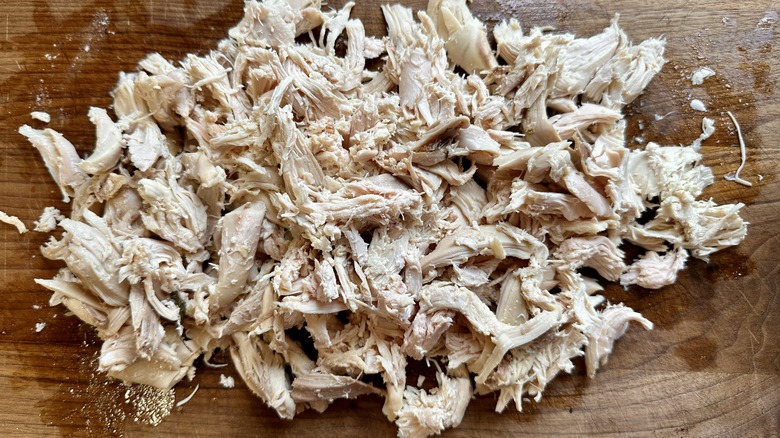 Shredded chicken