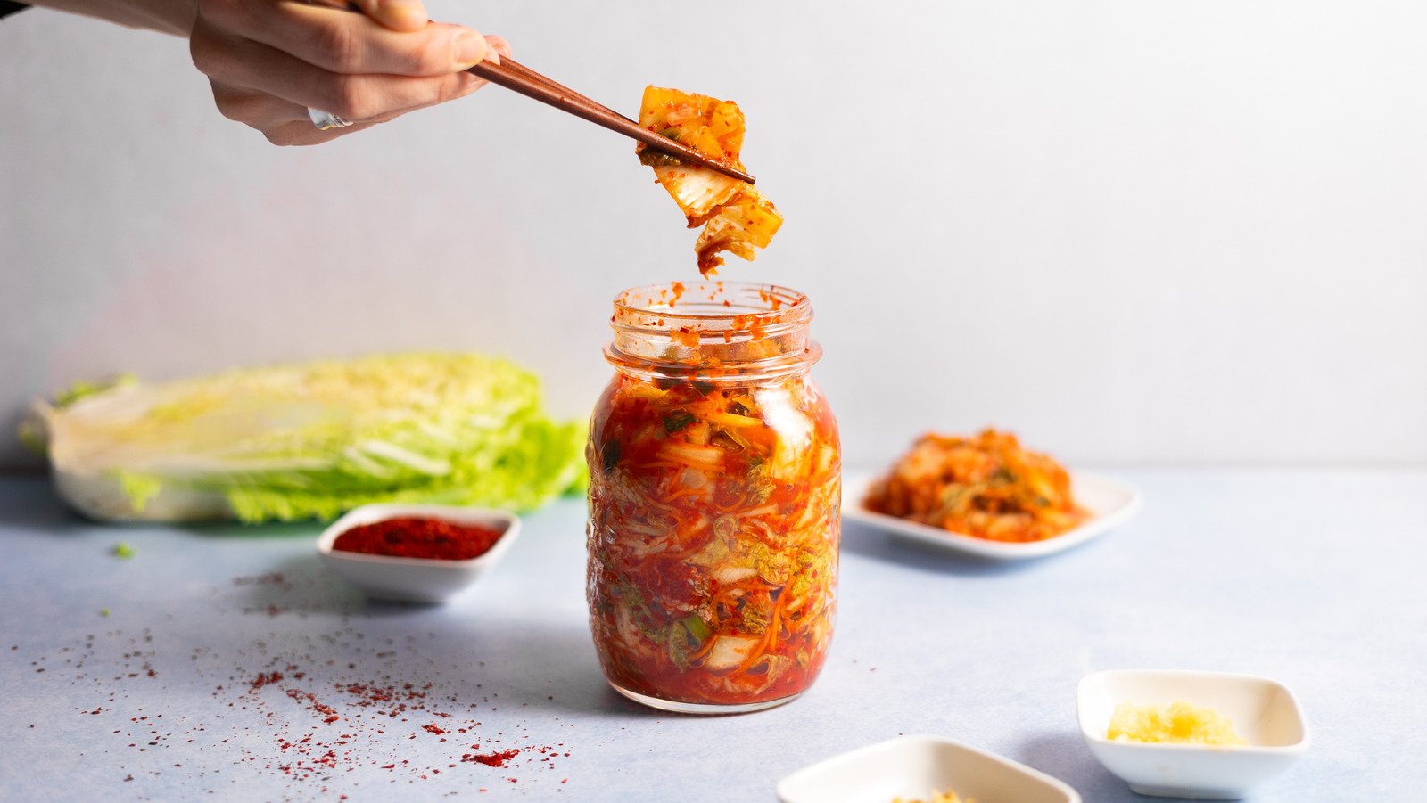 Receta clásica de kimchi de repollo de Napa