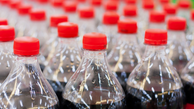 Coke bottle assembly line