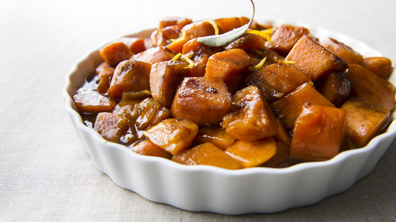 candied roasted sweet potatoes