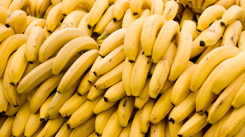 Piles of bananas