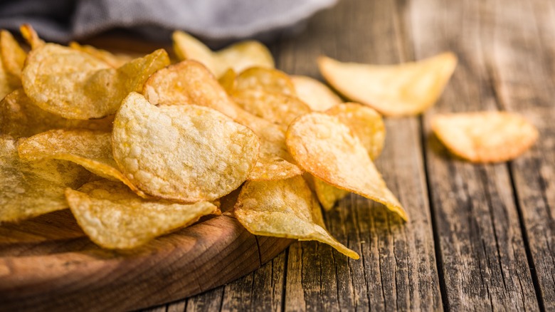 homemade potato chips