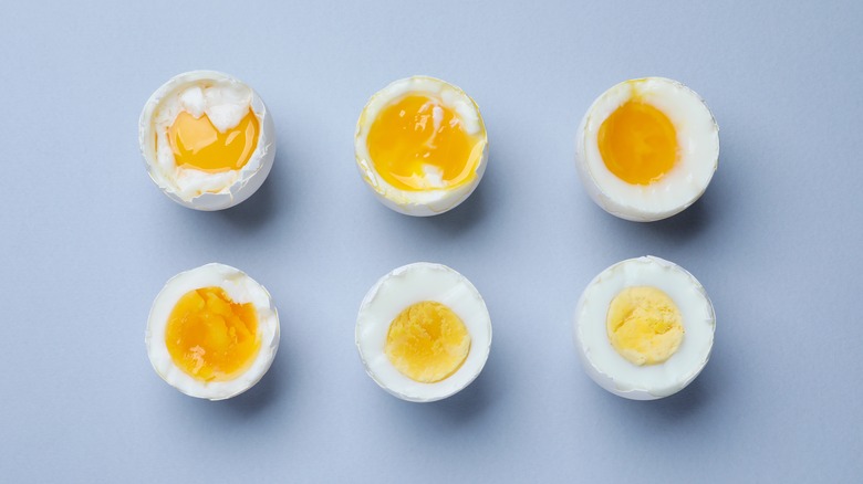 Multiple boiled eggs