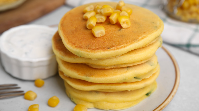 pancakes with corn