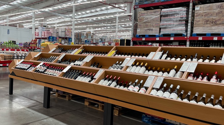 Costco wine display cases