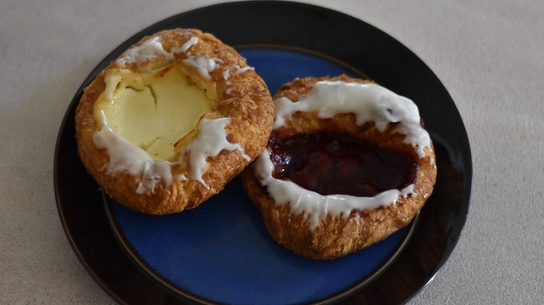 Costco breakfast pastries on plate