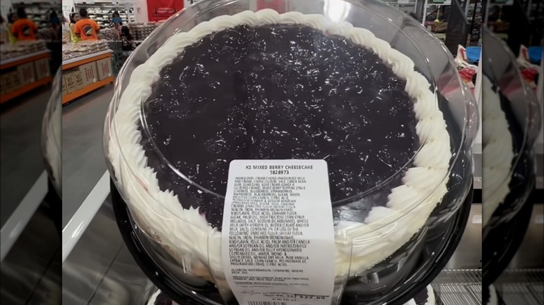 Costco's mixed berry cheesecake