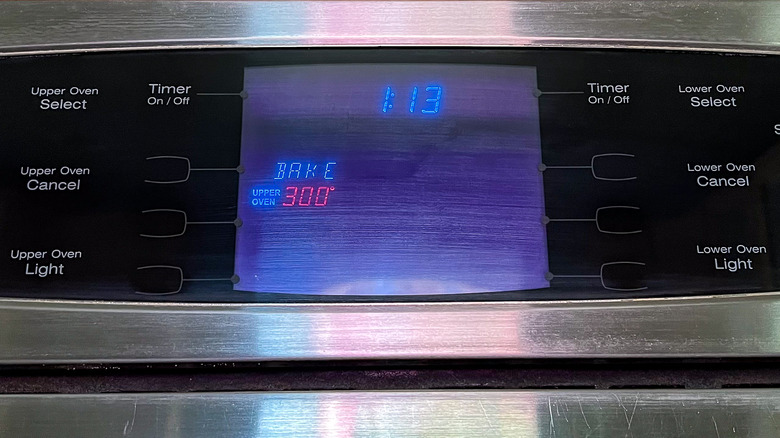 Oven preheated to 300 F