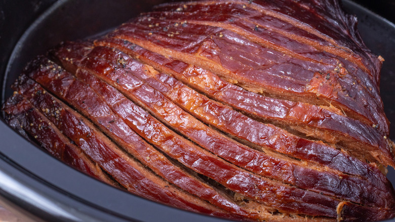 ham in a slow cooker