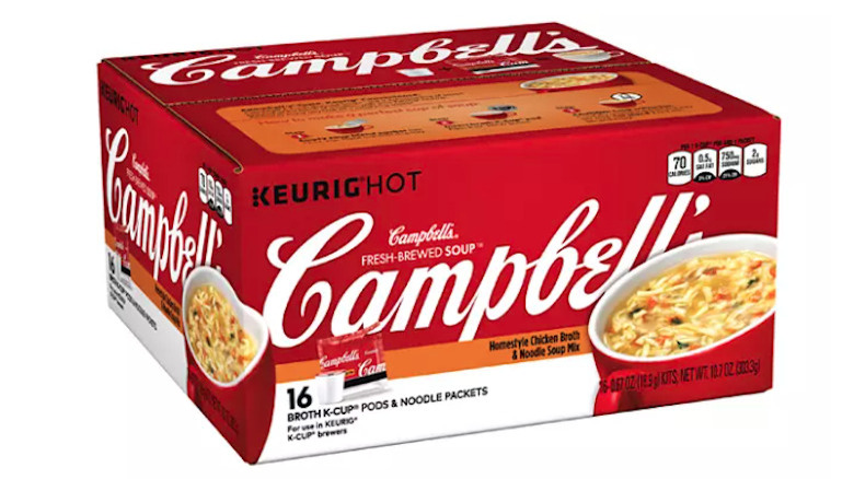 Box of Campbell's Keurig cups