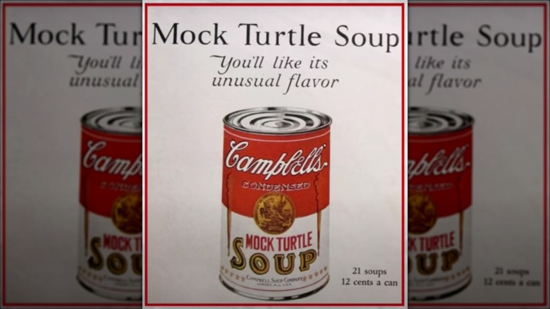 Can of mock turtle soup