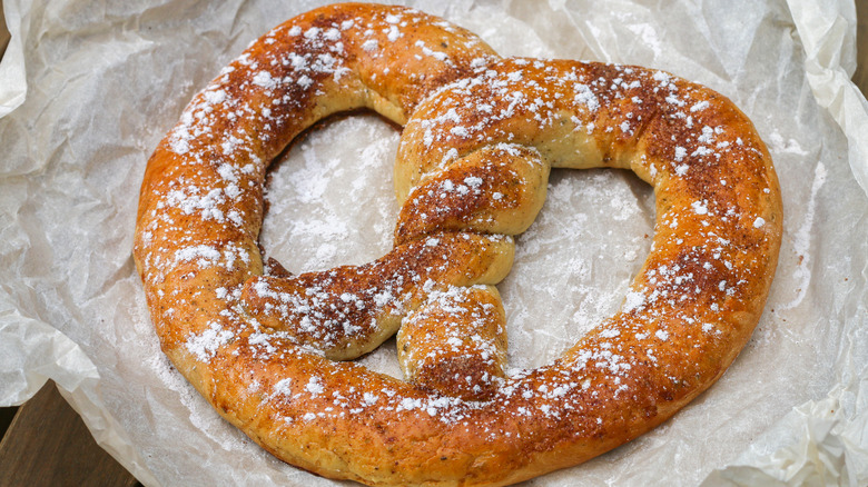 Costco cinnamon sugar pretzel