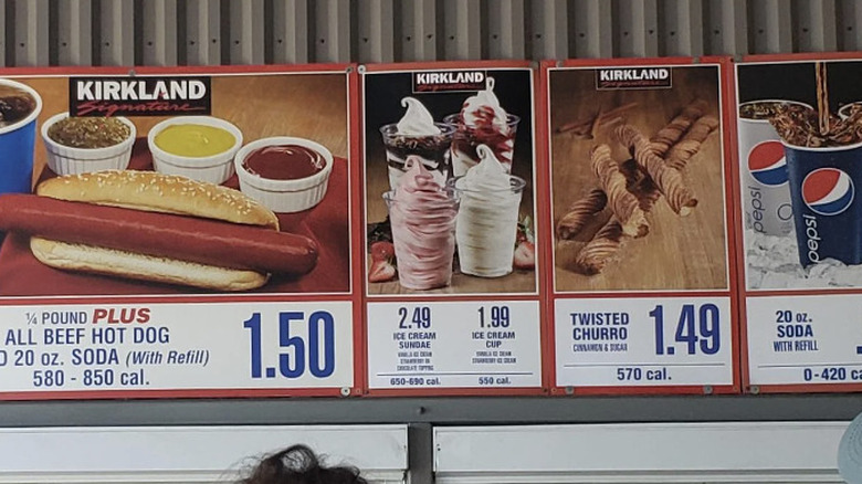 Costco strawberry ice cream cup menu