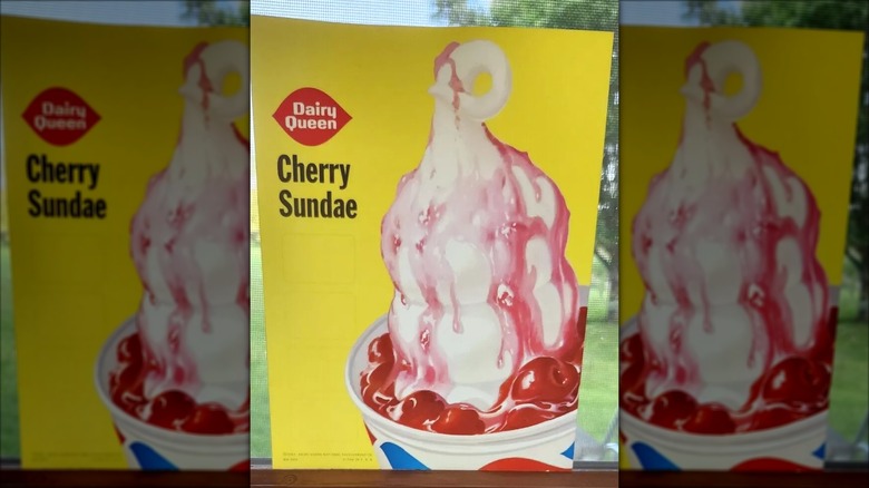 Vintage Dairy Queen sundae advertisement