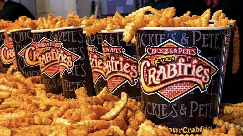 Buckets of World Famous Crabfries