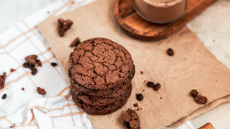 Double chocolate cookies