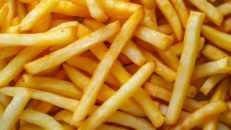 French fries closeup