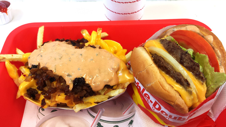 In-N-Out burger with animal-style fries