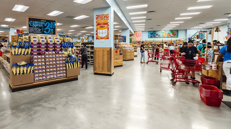 Inside a Trader Joe's store