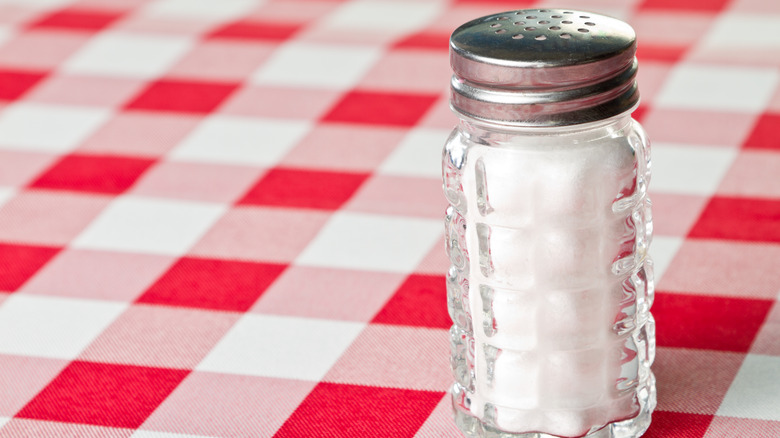 shake of table salt