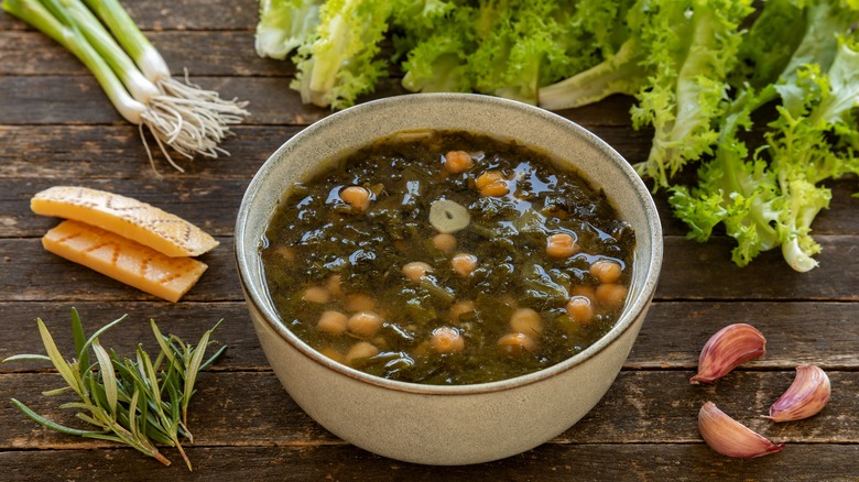 Soup and parmesan rind