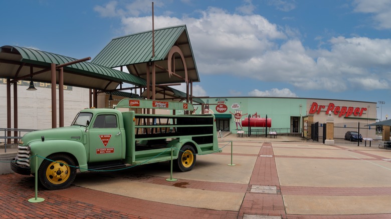 Dr Pepper museum and truck