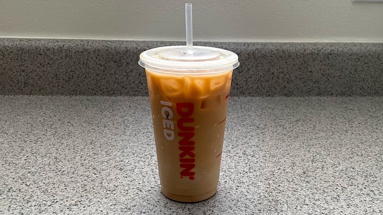 Dunkin' iced coffee