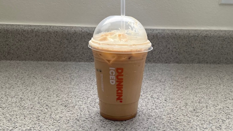 Dunkin' iced caramel craze latte