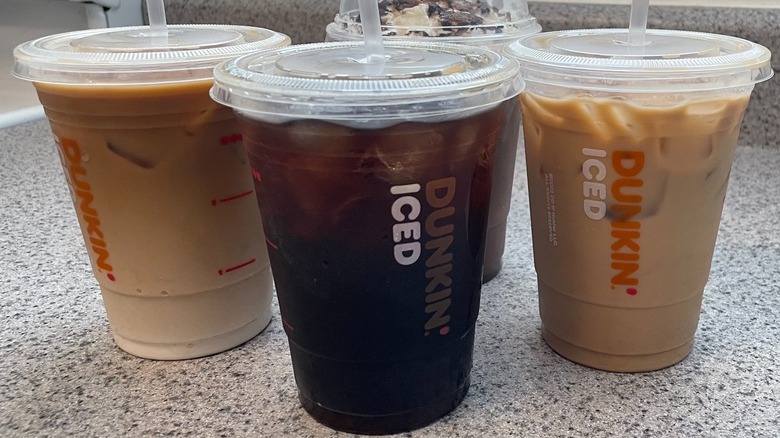 Dunkin' iced drinks