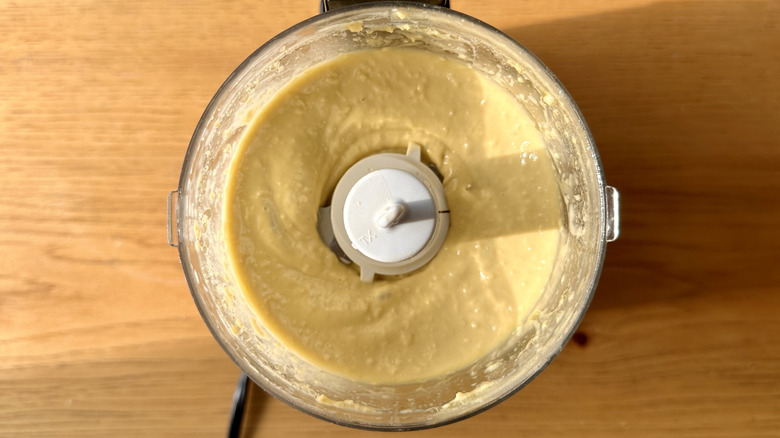 Caesar dressing in food processor