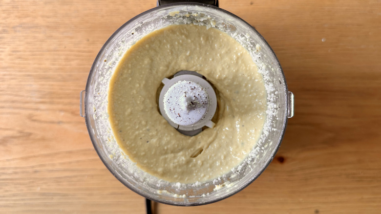 Caesar dressing in food processor