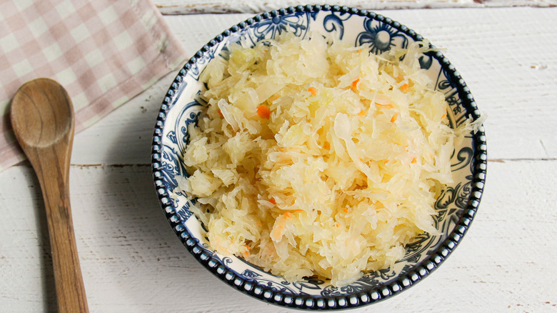 Bowl of sauerkraut