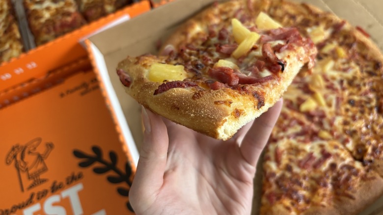 Little Caesars regular round crust pizza