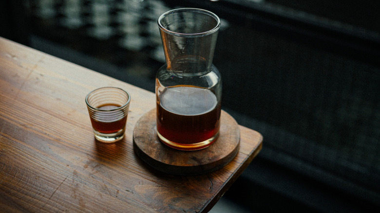 ice added to V60 coffee