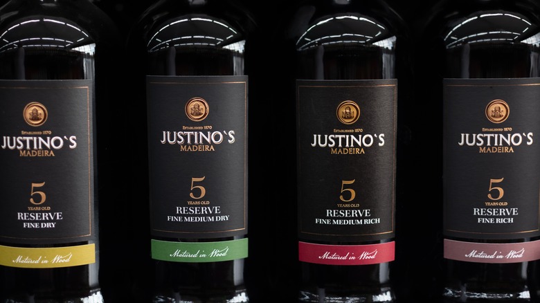 bottles of Justino's Reserve wine