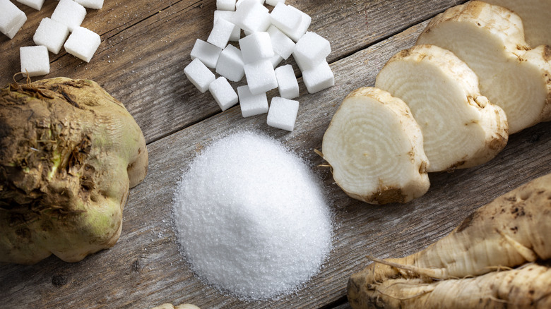 Sugar beet and refined sugar