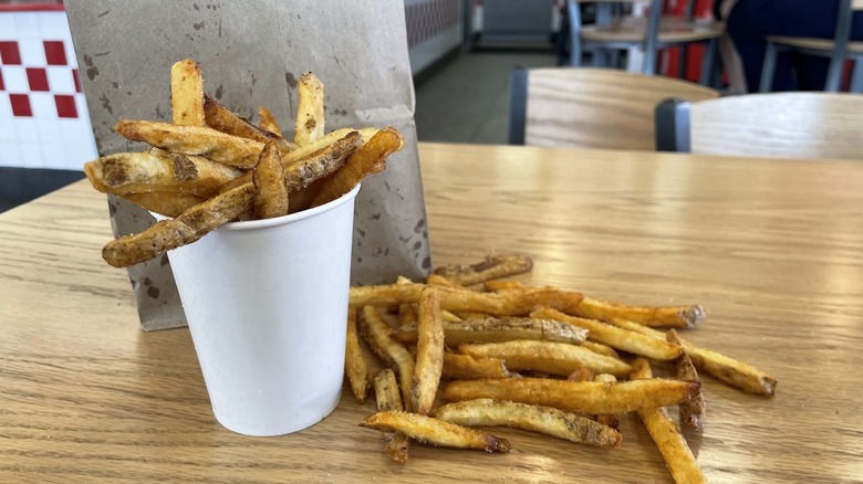 Fries from Five Guys