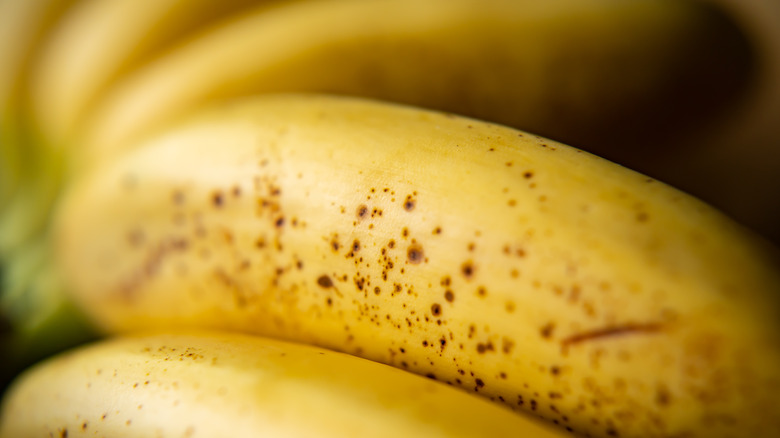 Spotty or freckled bananas 