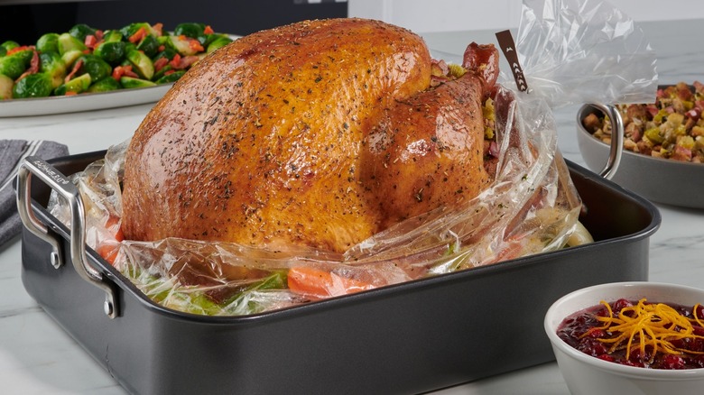 Turkey cooked in oven bag