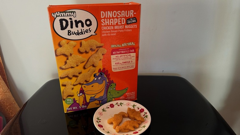 Yummy Dino Buddies frozen nuggets