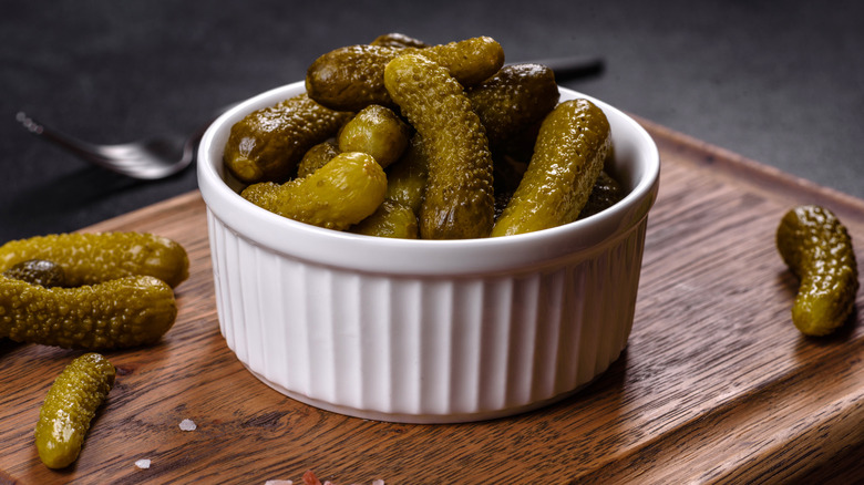 Bowl of pickles