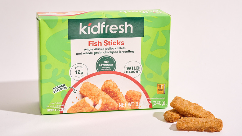 KidFresh fish sticks on a table