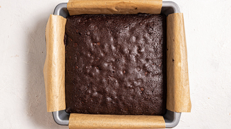 brownies in brown paper