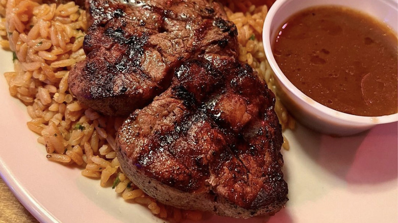 Texas Roadhouse filet medallions