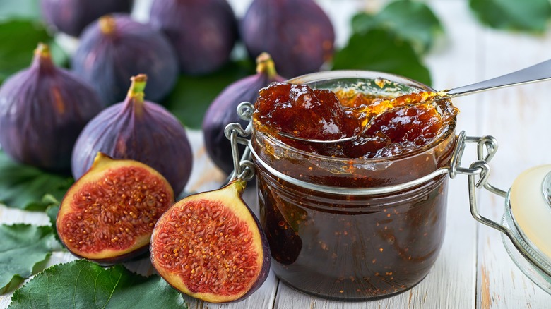 jar of fig jam