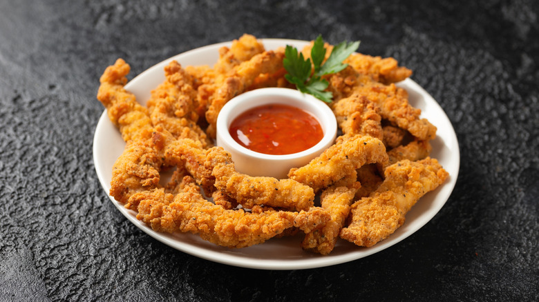 chicken fingers platter